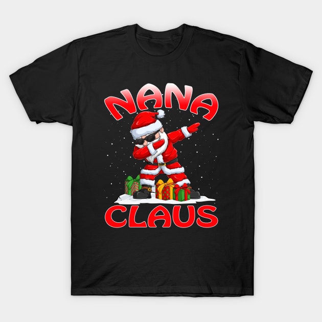 Nana Santa Claus Christmas Matching Costume T-Shirt by intelus